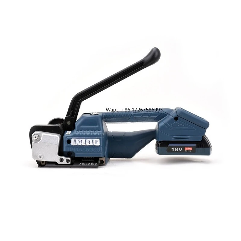 أداة الربط الكهربائية اليدوية من مادة البولي بروبيلين للحيوانات الأليفة V1 2800N أداة الربط المحمولة لأحزمة البوليستر/البولي بروبيلين 13-16 مللي متر #1