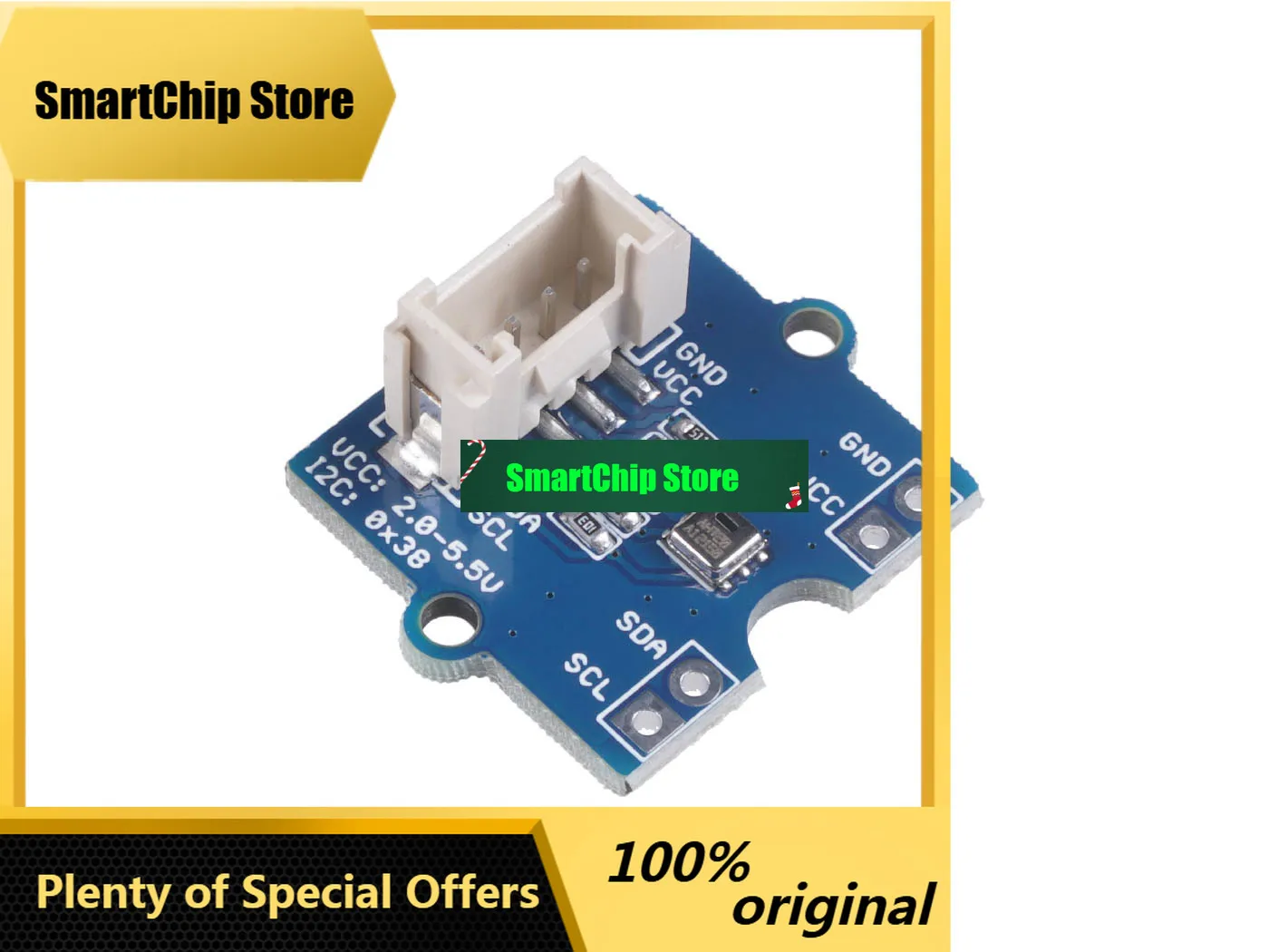 SmCpAHT20 I2C High Precision Temp Humidity Module, Industrial Grade Sensing Unit For Electronic Project Use