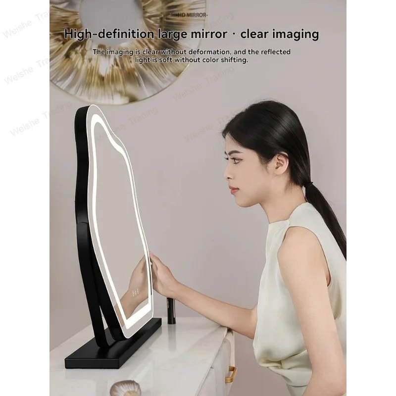 Clouds True HD LED Makeup Mirror Desktop Smart Bedroom Home Simple Shape with Lights