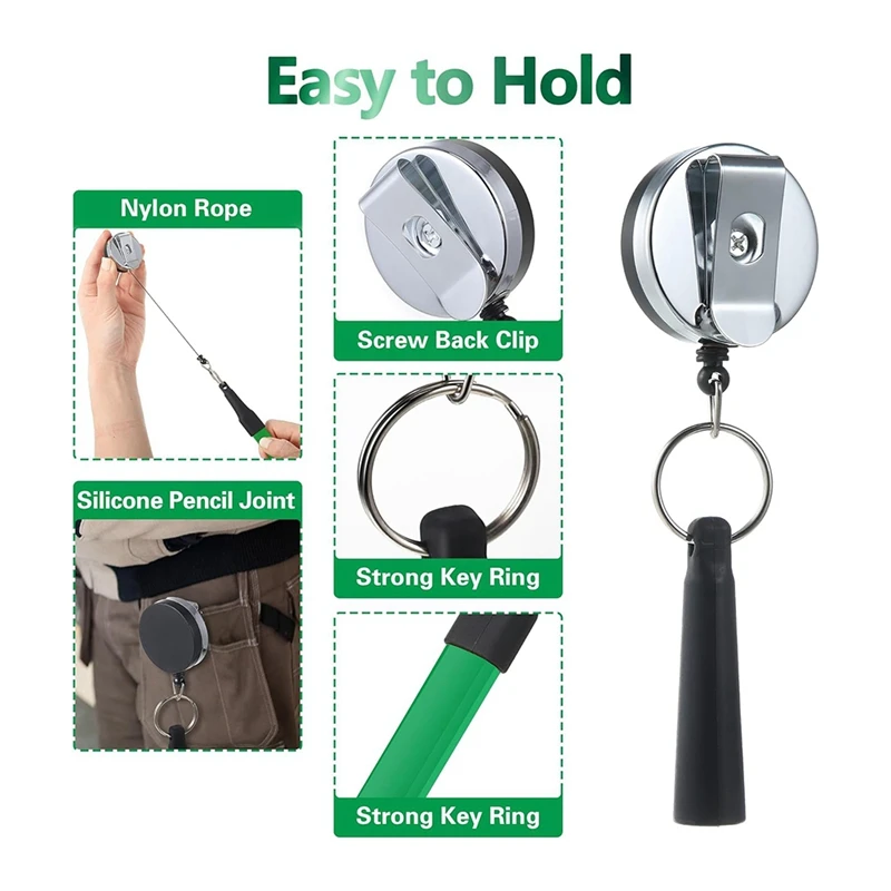 Carpenter Construção Lápis com Lápis Sharpener, Hard Octogonal Carpintaria Lápis, Lápis planos, 7 polegadas, 14 PCs