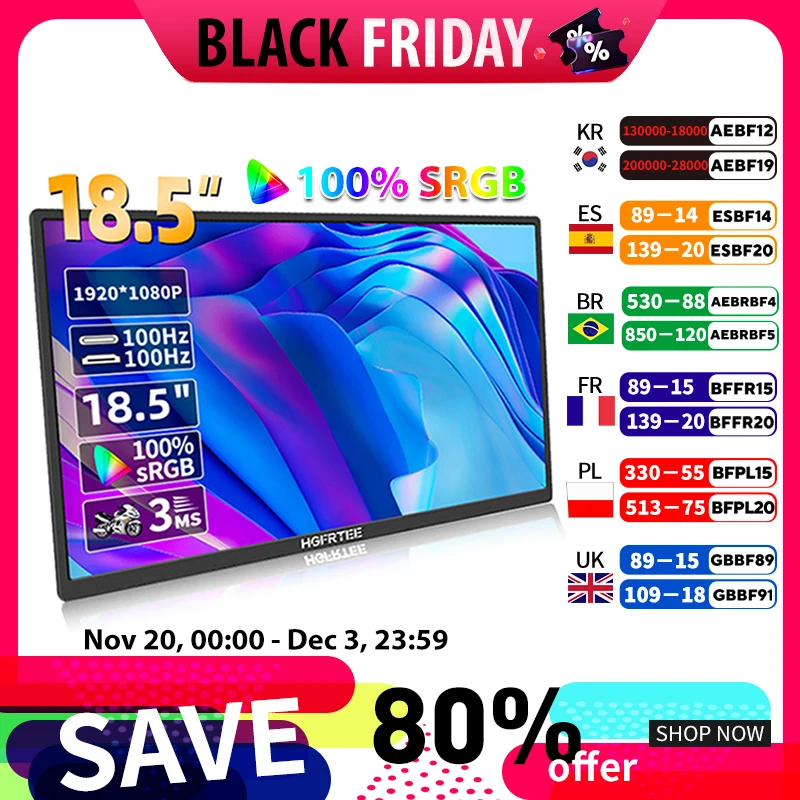 yZ[zHGFRTEE 18.5 C`|[^uj^[ 100Hz RGB100% VESA  & obNuPbgtbvgbvgfBXvC ADS-IPS HDR XN[