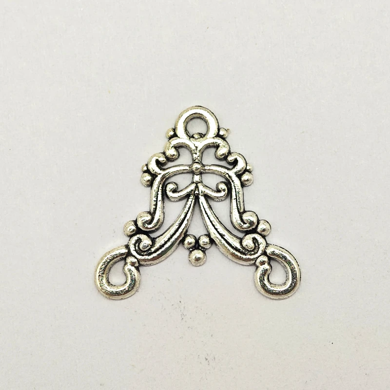 GraceAngie 15pcs Antique 3 Color Mix Sale Three Holes Connectors Handmade DIY Vintage Fine Jewelry Necklace Earring Findings