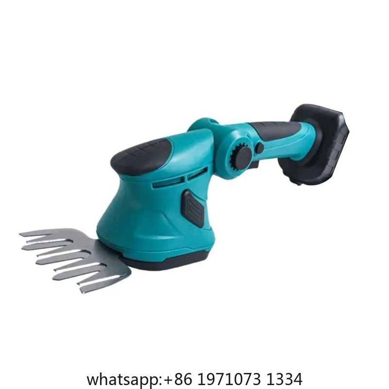 2 IN 1 Cordless Electric  Trimmer Handheld Garden Shrub Pruning Mower Household Weeding Tool
