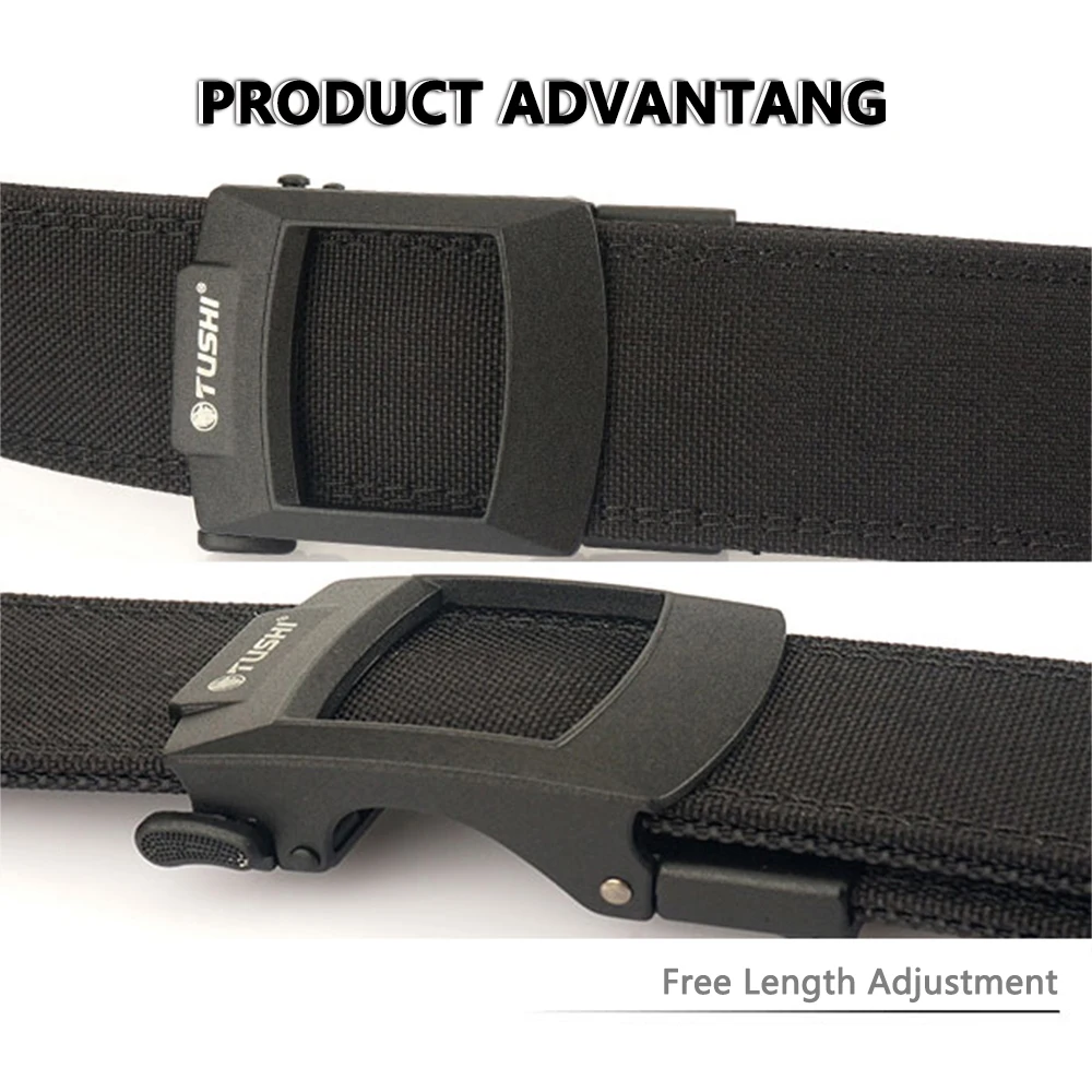 TUSHI 4,3 CM Taktische Gürtel Für Männer Legierung Quick Release Schnalle Harte Nylon Gürtel Männlichen Outdoor Militär Gürtel Zubehör Multi-größe – Detail 8