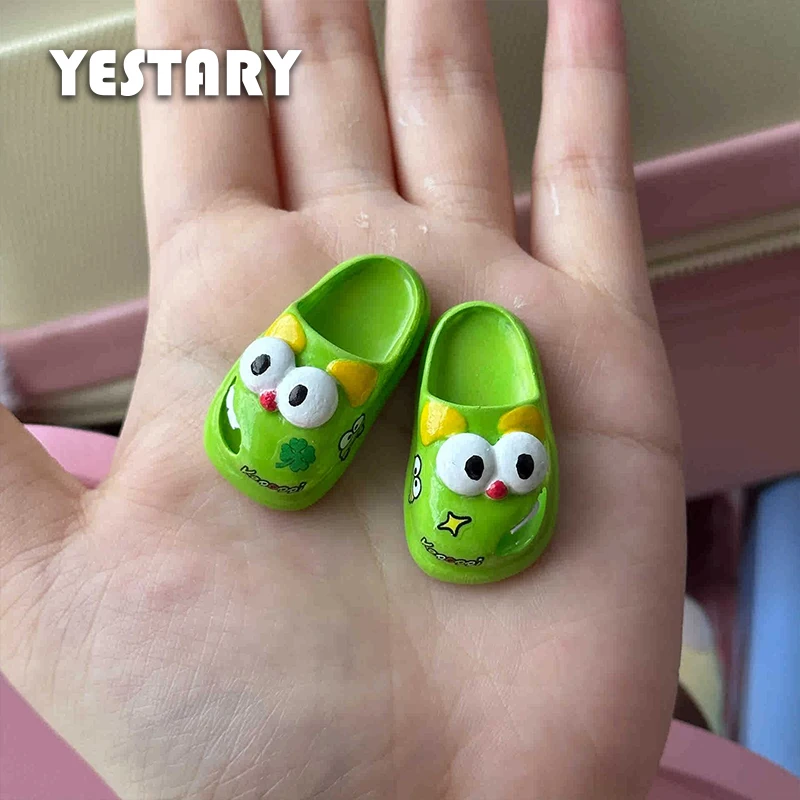 YESTARY BJD Doll Accessories Shoes For BJD 1/6 Blythe Ob24 Dolls Shoes DIY Handmade Cute Slippers Miniature Item Toys For Kids