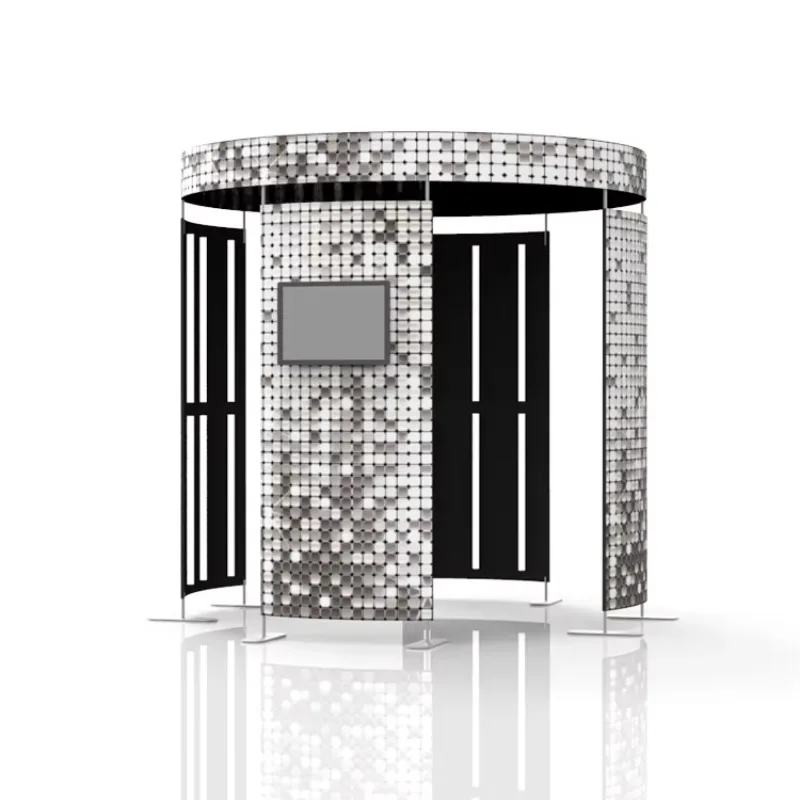 8ft 10ft Custom Logo And Design Video Booth Enclosure With Top