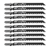 10Pcs HCS Jigsaw Blades T144D T-Shank Assorted Saw Blade For Wood Plastic Fast Cutting Tools