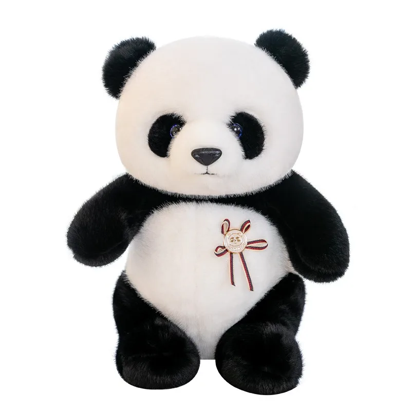 Urocza pluszowa panda, zabawka mama i dziecko Huahua, wypchana lalka, słodki prezent dla dzieci na urodziny, święta, pluszak zwierzątko.