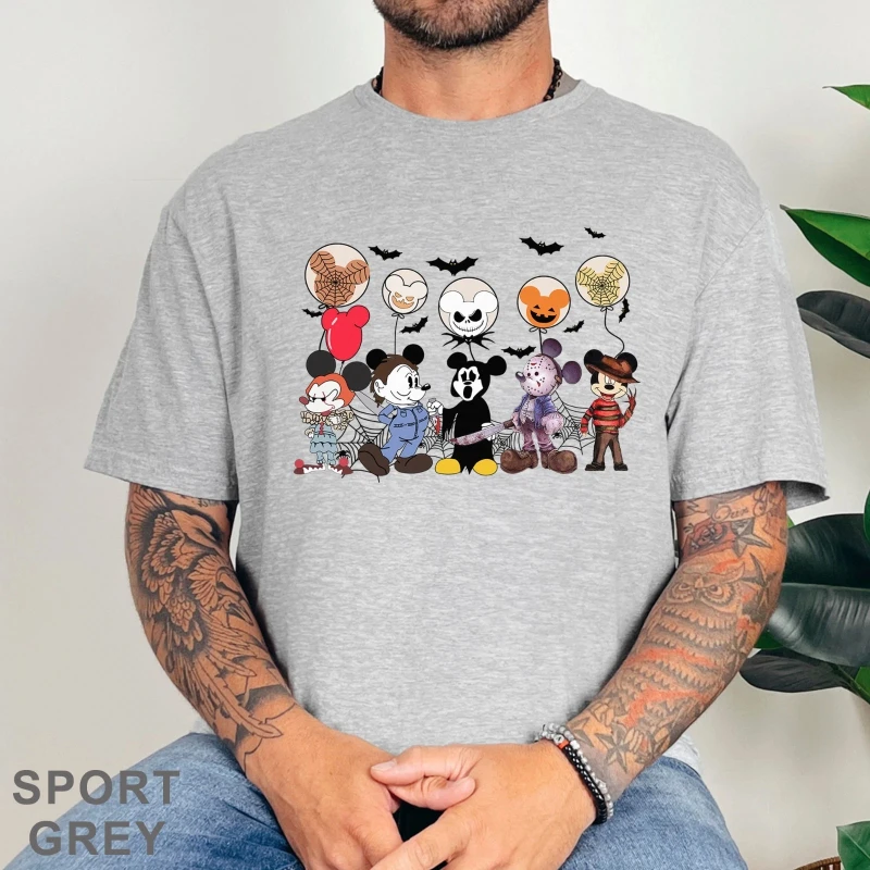 Potdemiel Colors Camicia da crociera Disney vintage di Topolino e gli amici, vacanze vintage di crociera in famiglia Disney 2025