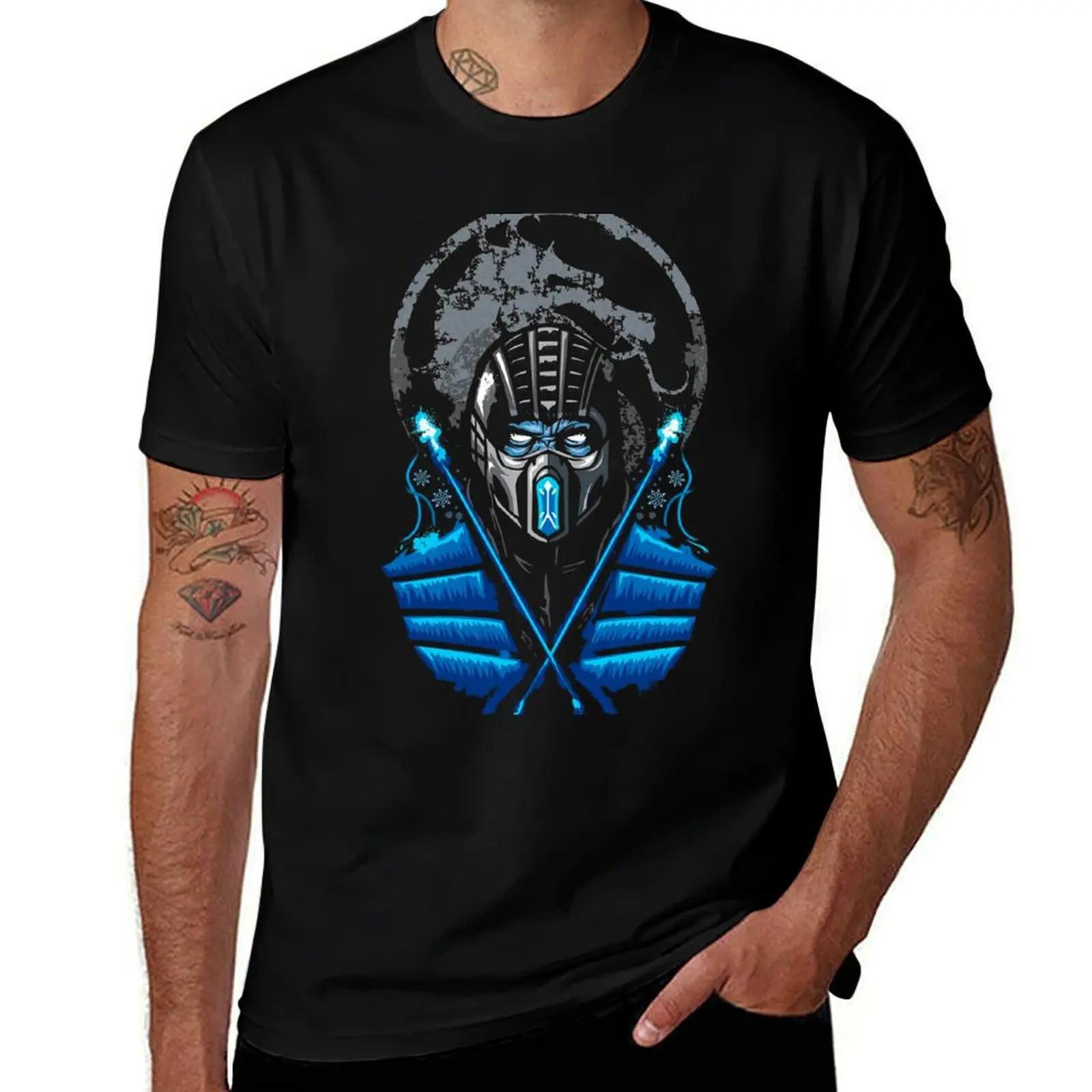 

Mortal Kombat Sub-Zero Ice Ninja T-Shirt custom t-shirts kawaii clothes Men's t shirts