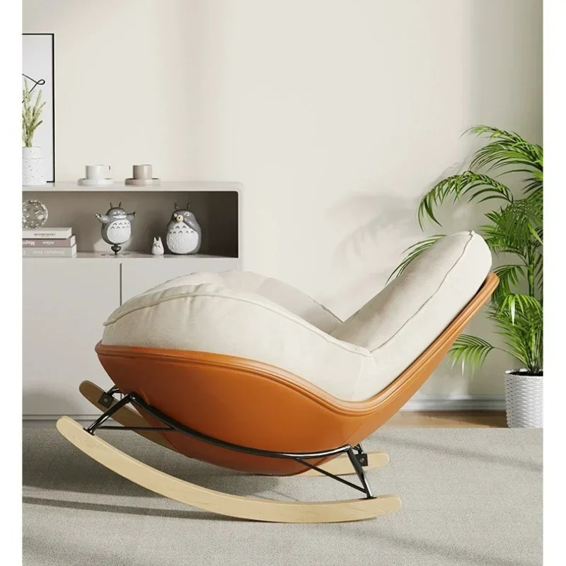 New Rocking Chair Living Room Home Furniture Lazy Sofa Light Luxury Leisure Single Sofa Chair Living Room Furniture Стул