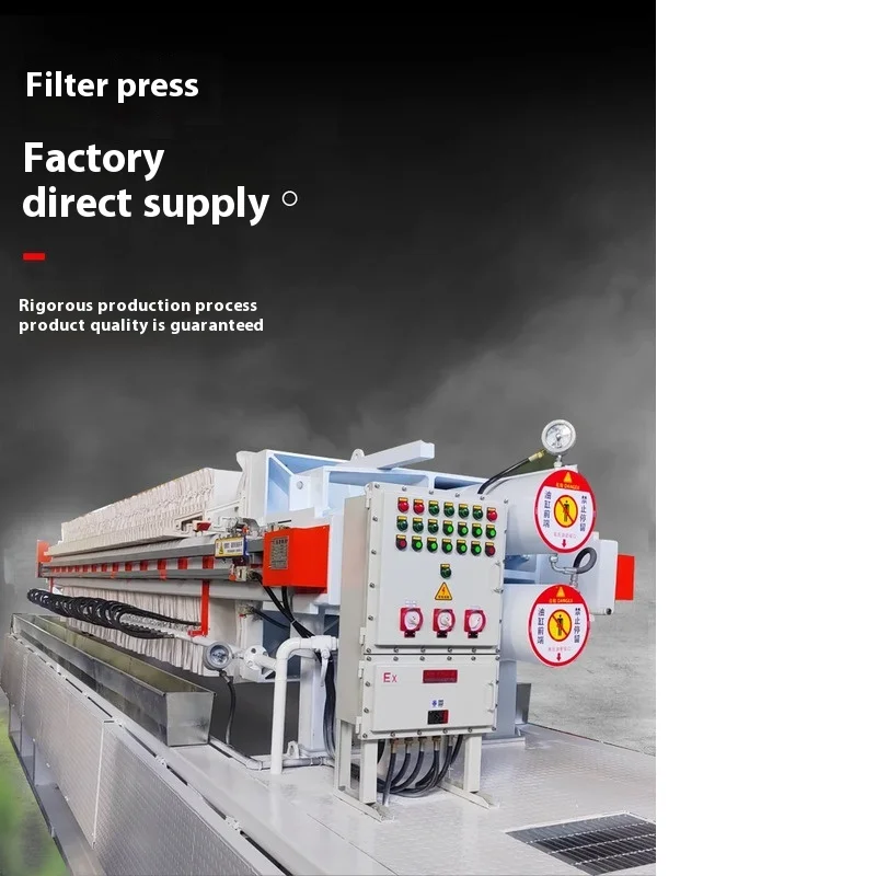 Industrial Filterpress China Pelat Pengolahan Limbah dan Frame Filter Press Industrial Plate dan Frame Filter Press