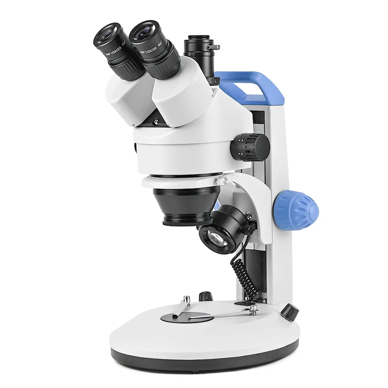 

Albenth Trinocular Stereo Microscope 7X-45X Comes With Top and Bottom LED Illumination Independent Control For Phone PCB Repair