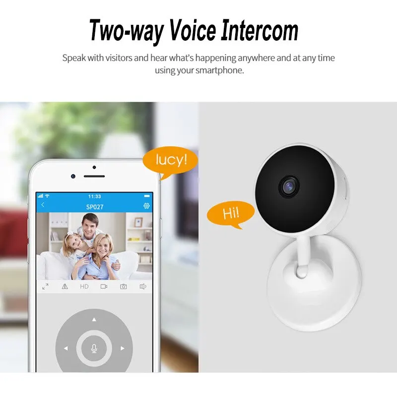 DBIT-Tuya Smart Baby Monitor, Câmeras de Vigilância por Vídeo, Proteção de Segurança, Áudio Bidirecional, Visão Noturna, Wi-Fi, 3MP