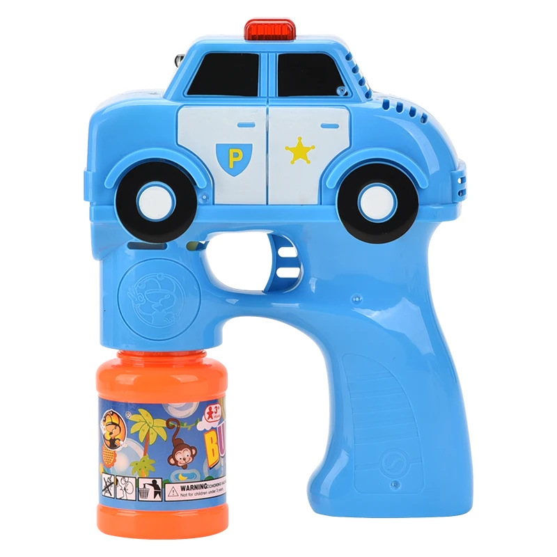 Automatic Bubble Machine, Police Car Design, Multi-hole, Kids Outdoor Play, Birthday Gift