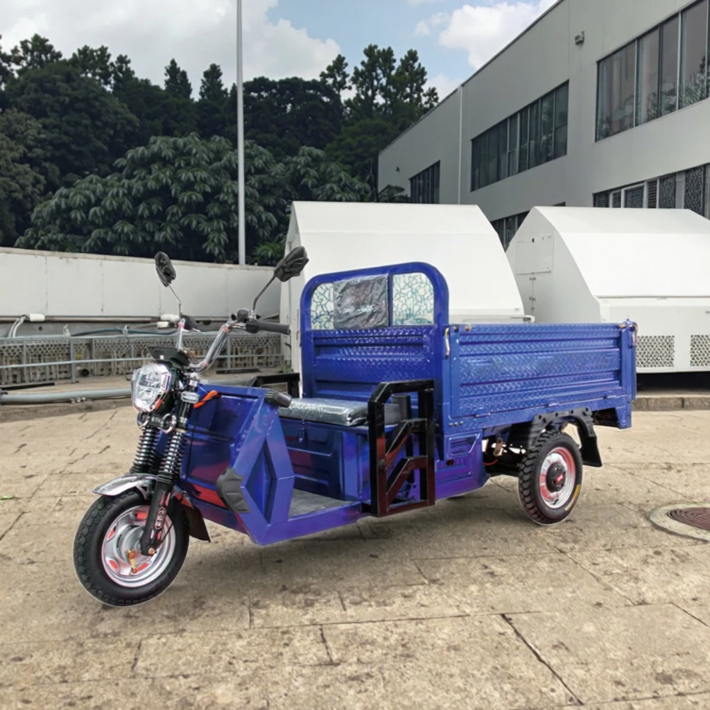 New Open-Body 3-Wheel Electric Cargo Tricycle with 60v 1000w Power Motor 400kg Payload Capacity  Electric Trike