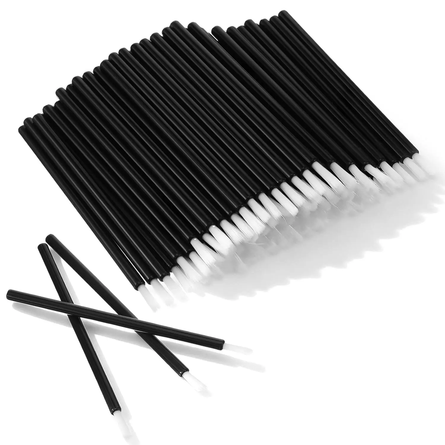 Applicateurs de pinceaux jetables, 100 pièces, pinceaux à peinture PYO pour biscuits, mini pinceaux à vernis à ongles, applicateurs jetables, pinceau à lèvres pour maquillage