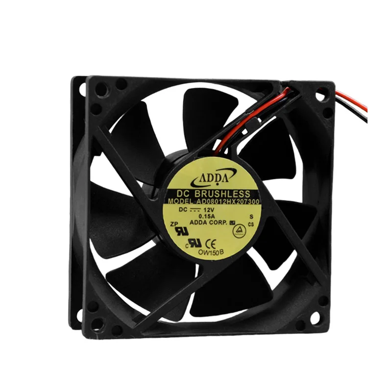 

ORIGINAL AD08012HX207300 12V 0.15A 8020 80*80*20mm NEW COOLING FAN RADIATOR