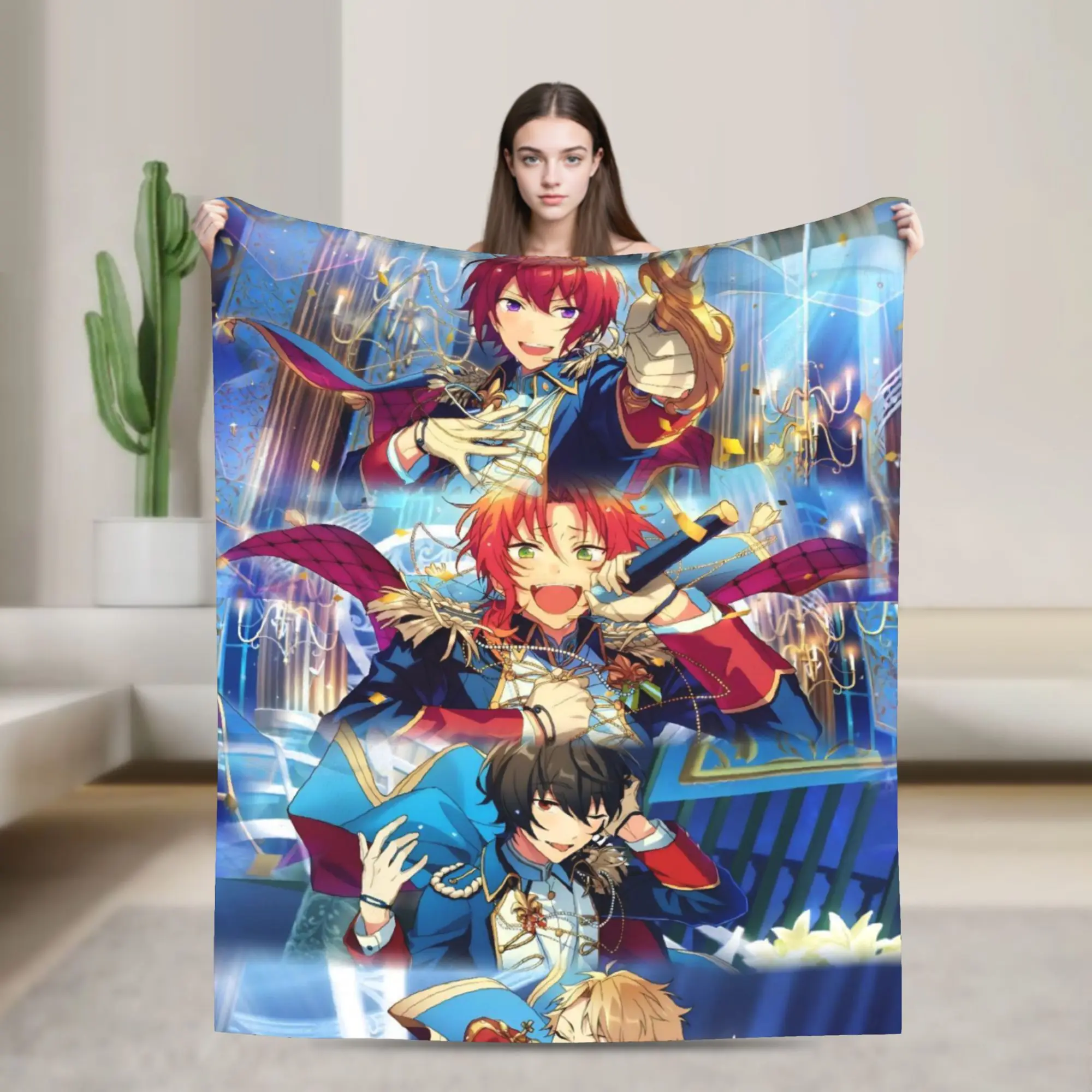 E-Ensemble-Stars Accessories Blanket Ultra Soft  Throw Blankets for Couch 50x60 Inches Multiple Sizes Bedding Throws