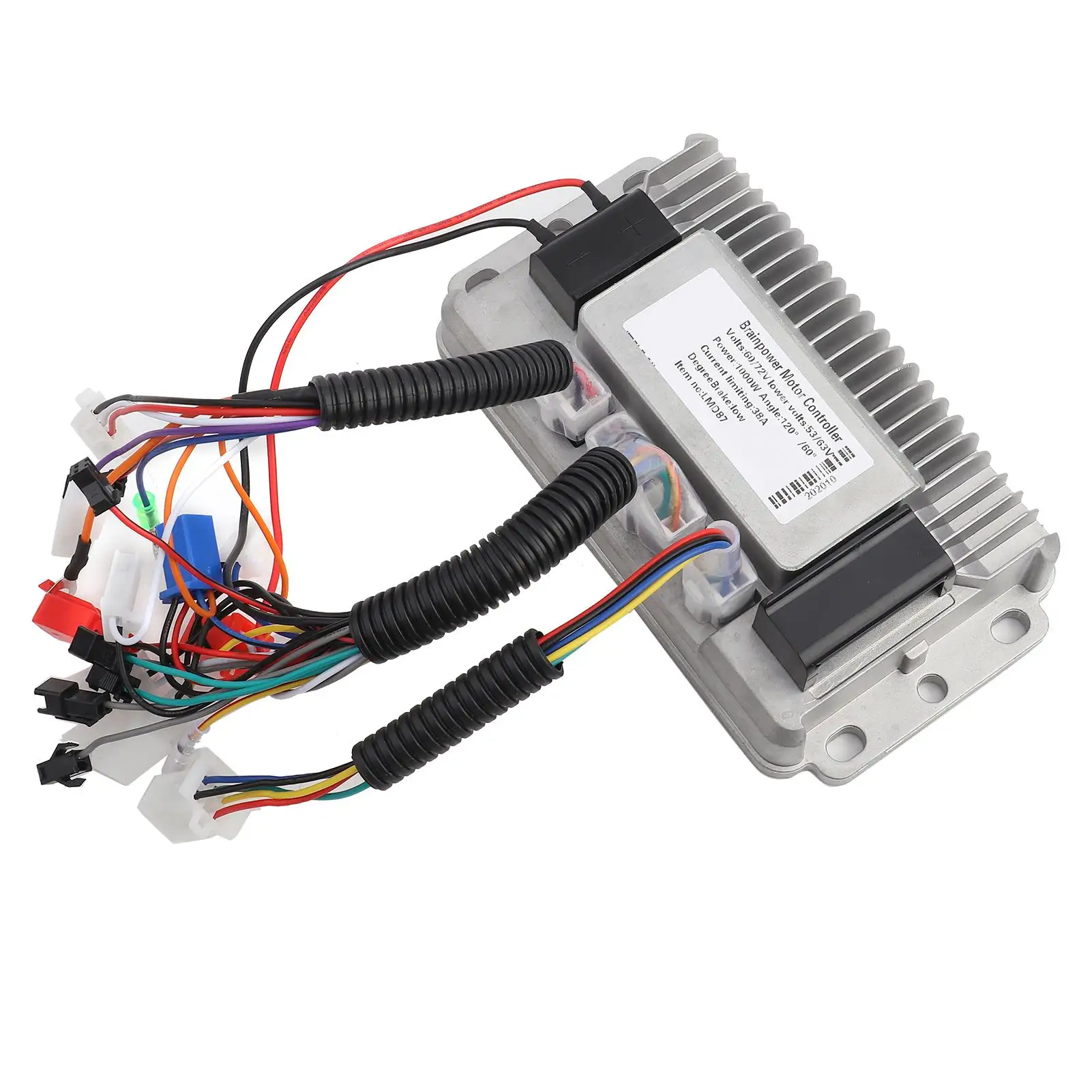 

Electric Bike Brushless Controller 36-72V 500/1000W Scooter Controller 3 Modes Sine Waves