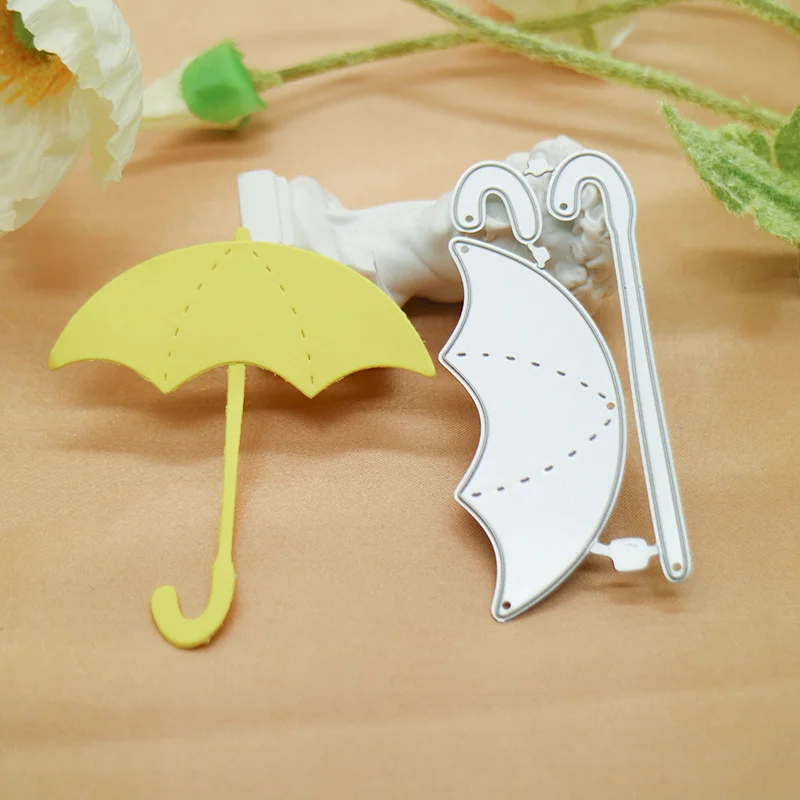 

DIY Umbrella Scrapbook Embossing Papercutting Greeting Card Metal Knife Mold Manual Punch Stencil Handicraft Cutting Dies