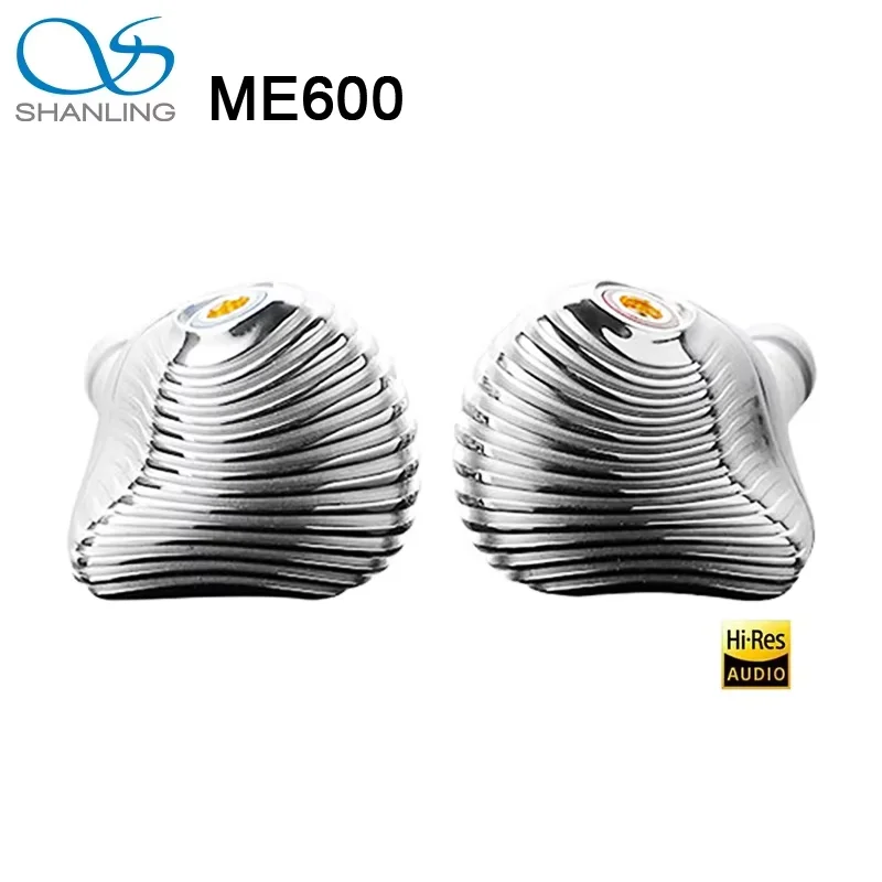 

SHANLING ME600 In-Ear Earphones Five Hybrid Drivers In-ear Headphone HIFI Hi-Res Audio Wired Headset Earbuds MMCX 3.5+4.4mm Plug
