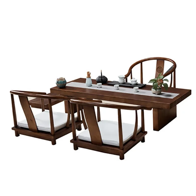 Tatami coffee table bedroom sitting on the floor bay window table Japanese tavern