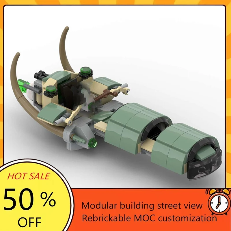 

Набор из 149 деталей: Популярная модель космического корабля из фильма «Звездные войны», конструктор MOC, модульные технологичные блоки, подарок на праздник, игрушка для сборки, детский набор