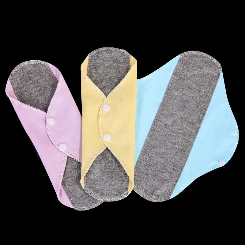 

5 PCS 23CM Anti-slip Graphene Antimicrobial Sanitary Pads Reusable Care Pads Breathable Maternity Menstrual Pads For Women