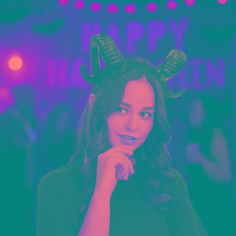 

Artificial Black Demon Horn Headwear Gothic Reusable Halloween Devil Headband Unisex Realistic Goat Horn Hair Hoop Photo