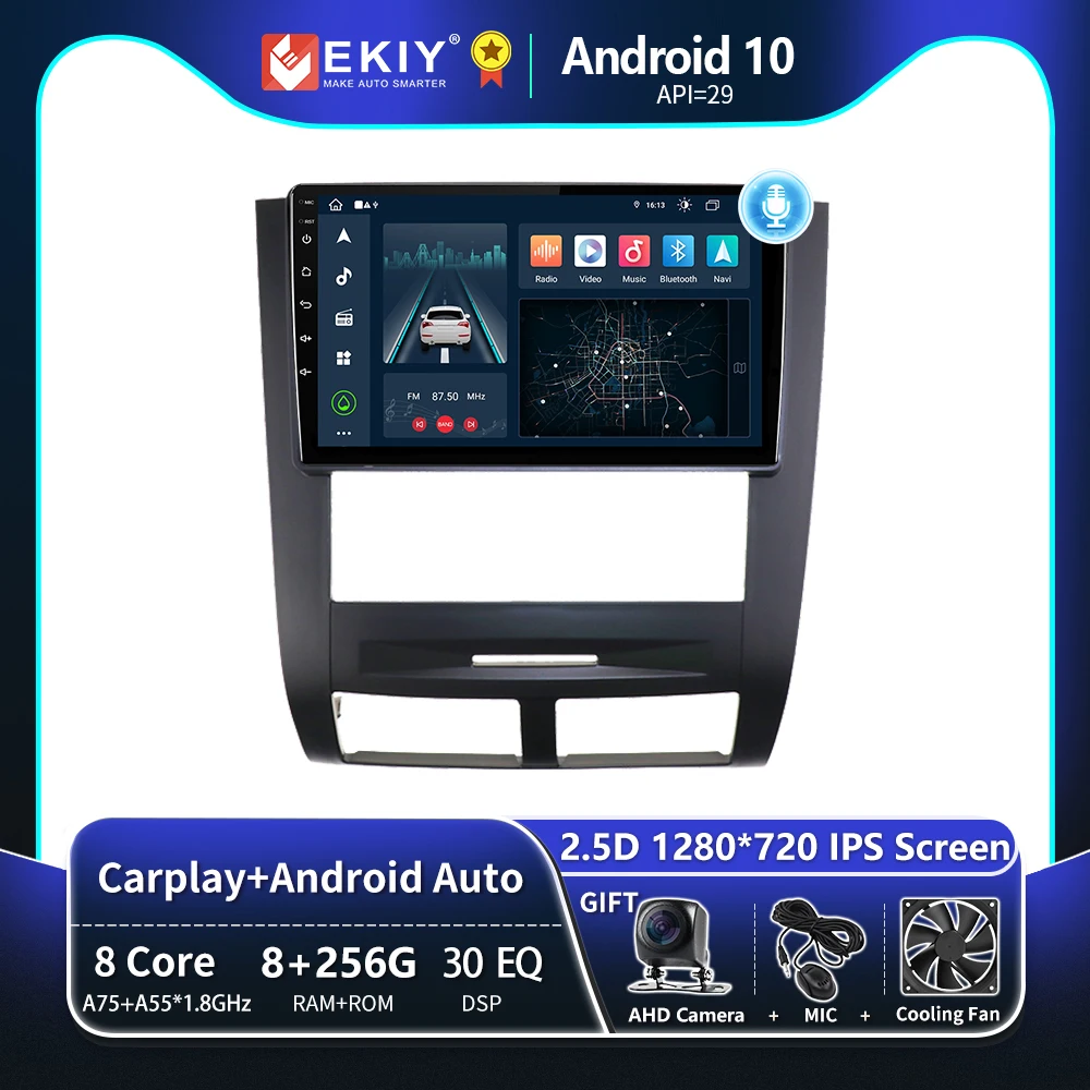 

EKIY T8 For SSANGYONG Rexton 2002 - 2006 Car Radio Multimedia Video Player Navigation GPS Android Carplay Auto BT No 2 Din DVD