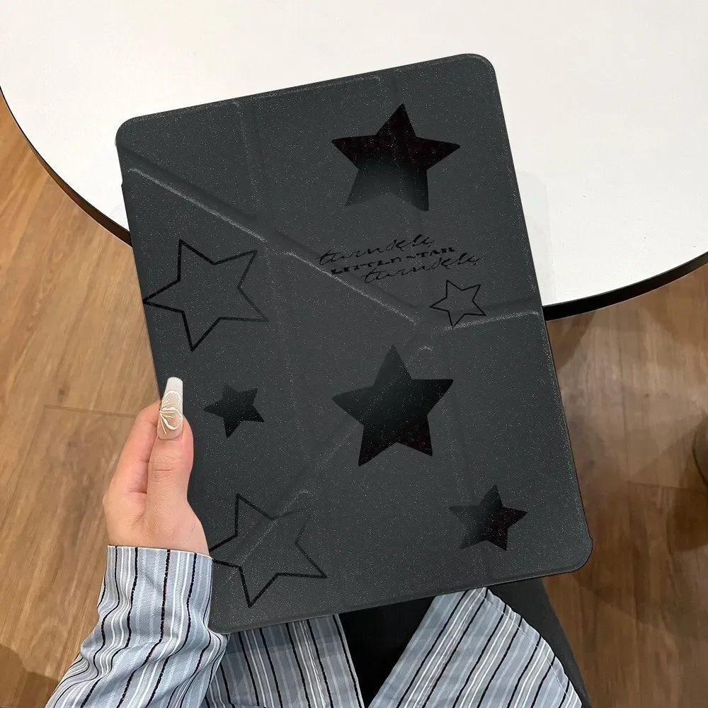 

English Star Tablet Case For iPad Pro 11 12.9 13 8.3 M2 M4 M3 9.7 10.2 5/6th 7/8/9 10th 11th Mini 6 7 Air 3 4 5 6 Stand Cover