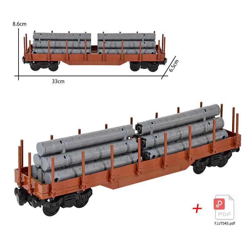 MOC Città Idea Tecnica Treno Base Ferrovia Acido Solforico Cisterna Auto Veicolo Carrozza Building Blocks Mattoni Bambini Giocattoli FAI DA TE Regali