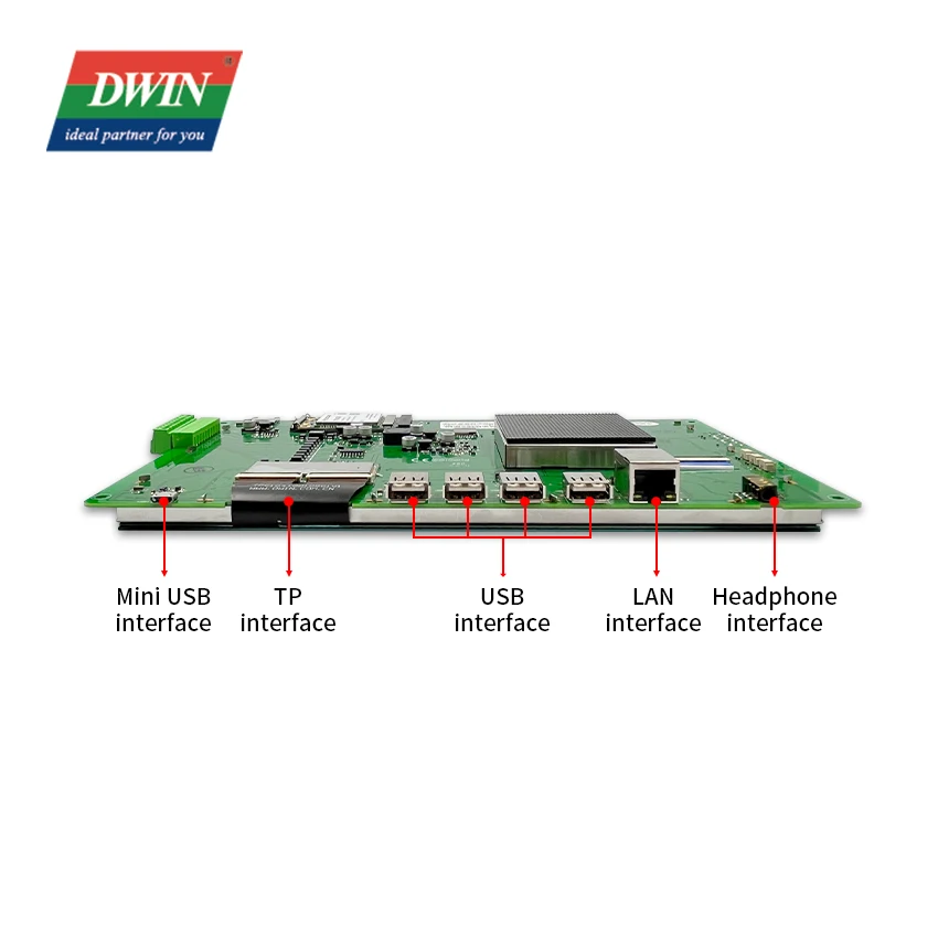 Dwin 10.1 Inch Android Touch Screen Lcd-Scherm 1280X800 Capacitieve Android8.1 Os Slimme Module Voor Intelligente Apparatuur