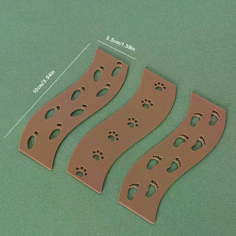 5 Stuks Poppenhuis Miniatuur Voetafdruk Vloermatten Model Meubels Accessoires Voor Poppenhuis Decor Kids Fantasiespel Speelgoed Gift