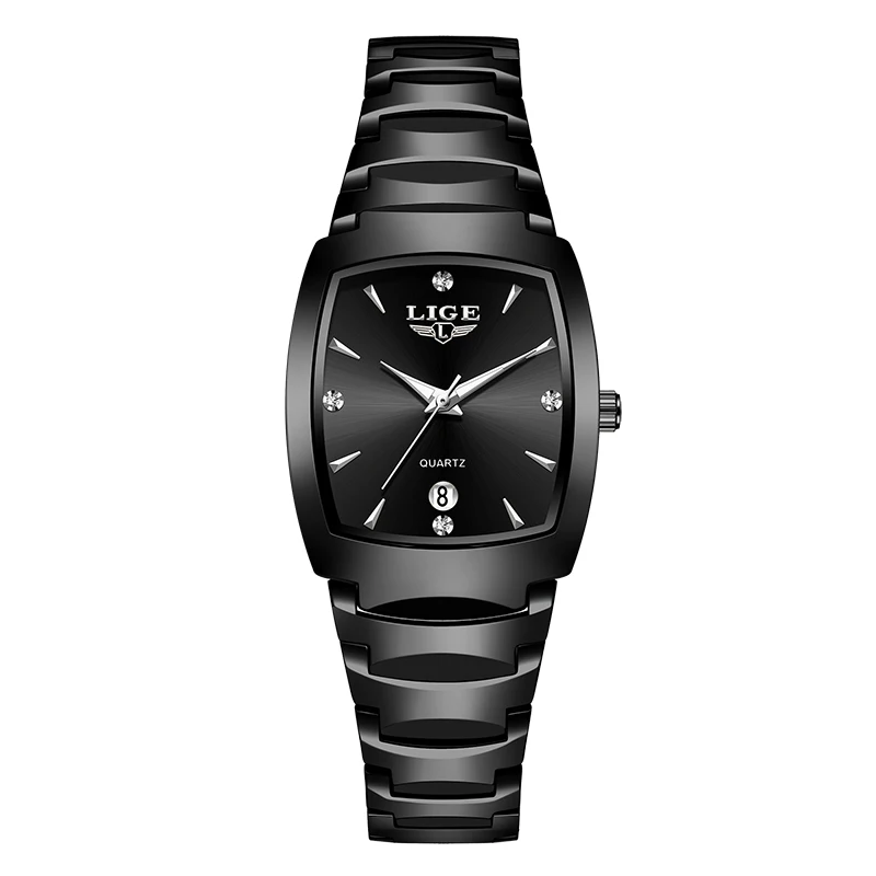 Women's Elegant Square Dial Waterproof Quartz Watch