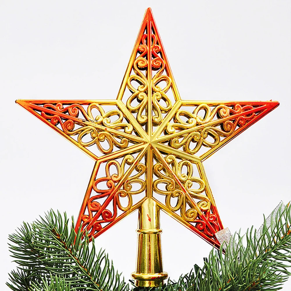 20CM Tree Top Star Christmas Tree Top Star Festive Decoration Strong Christmas Atmosphere Good Luck And Happiness