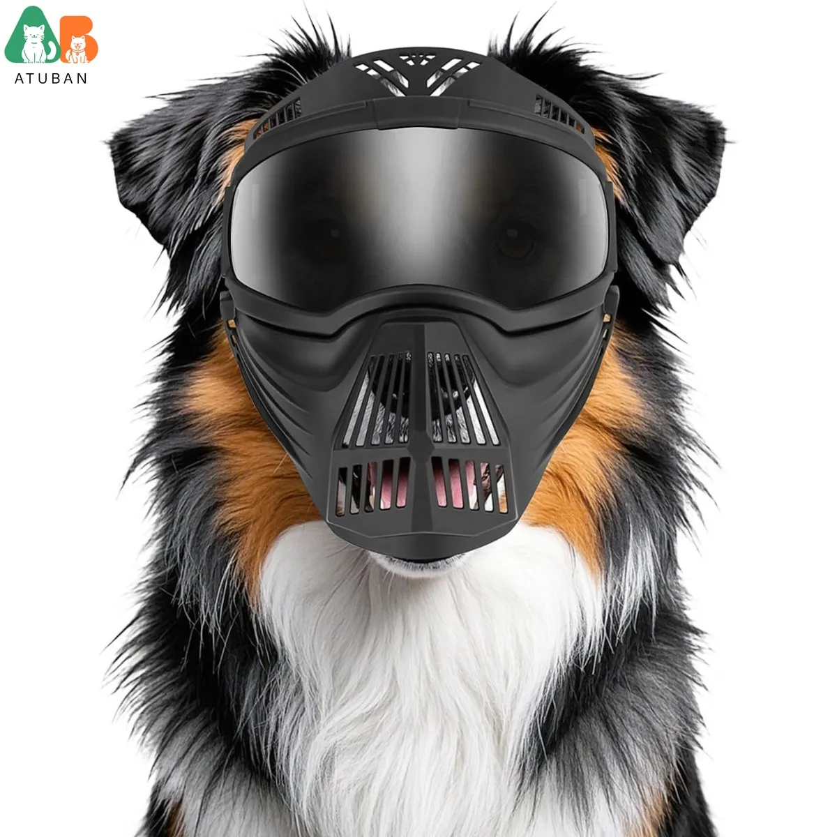 

ATUBAN Pro Dog Goggles Large Breed,Full Face Protective,Tactical Sunglasses,Outdoor Dog Protection,Anti-UV Anti-Fog Windproof