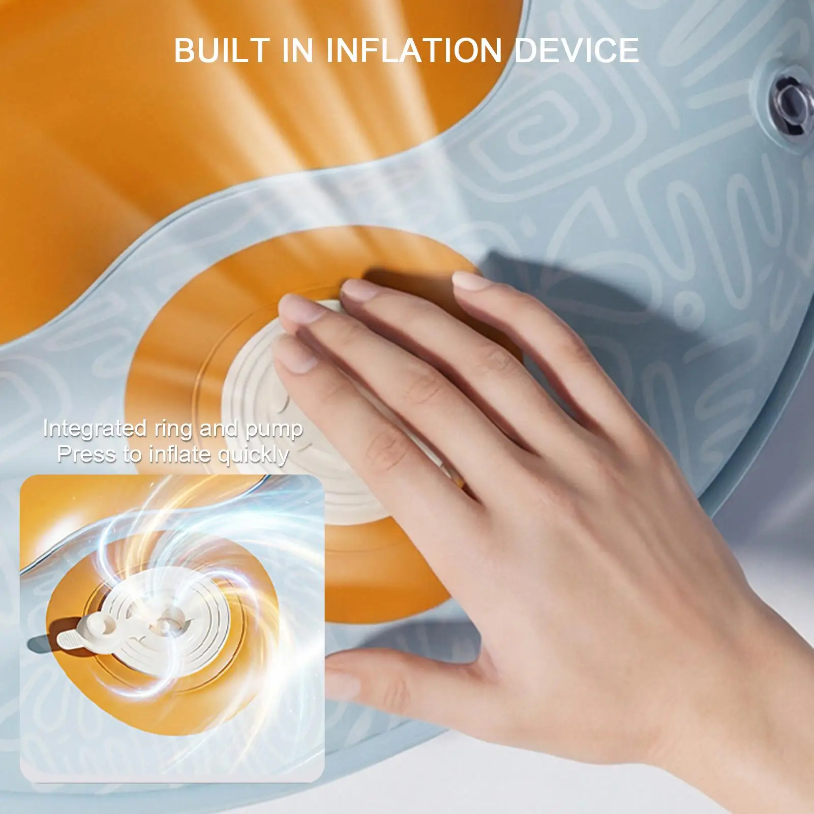 Inflatable Surf Body Board Beach Surfboard With Handles Pool Floats Blow Up Surf Bodyboard For Boys Girls Water Park Summer Camp