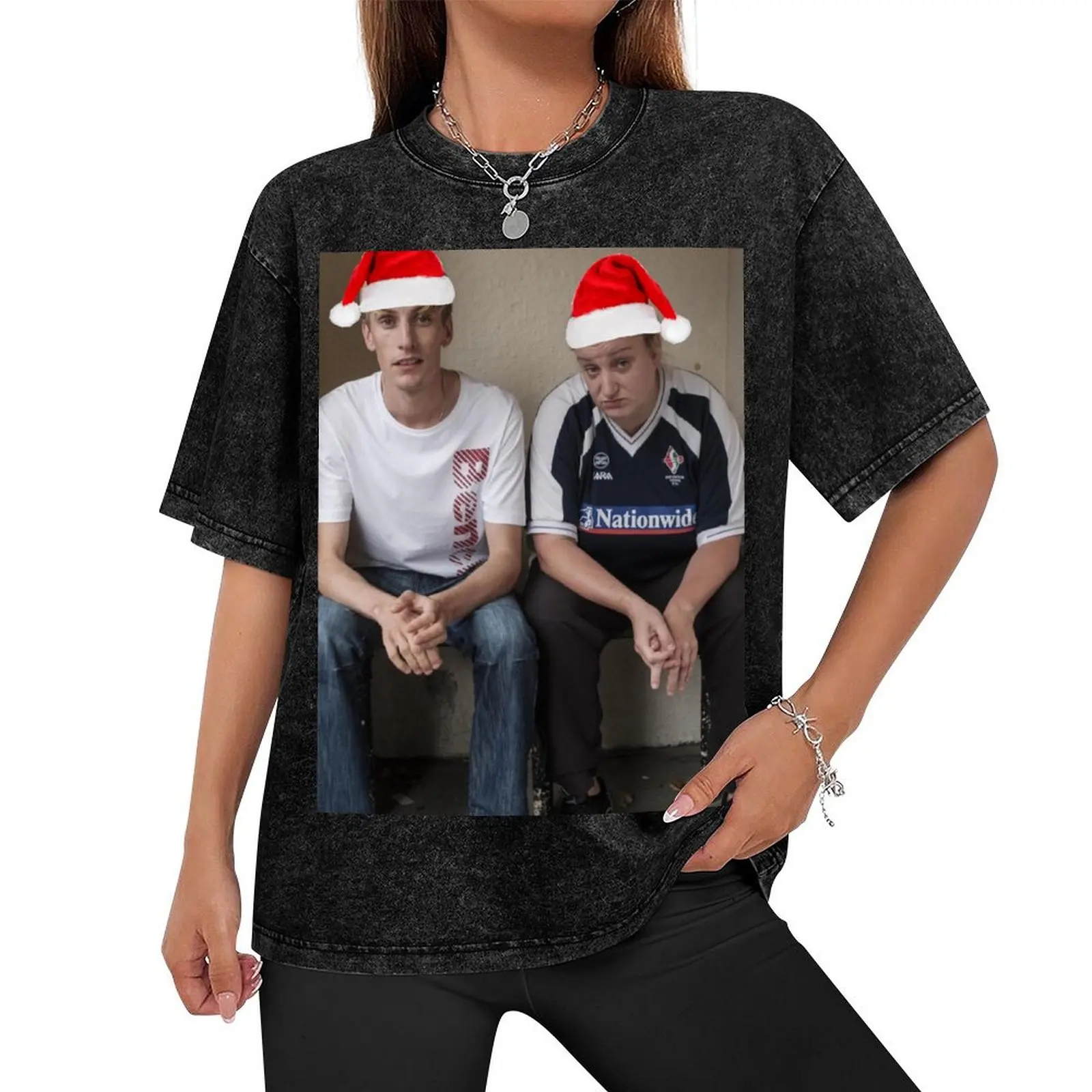 christmas with kerry and kurtan T-Shirt oversized anime figures anime stuff sports fans cotton t shirt men