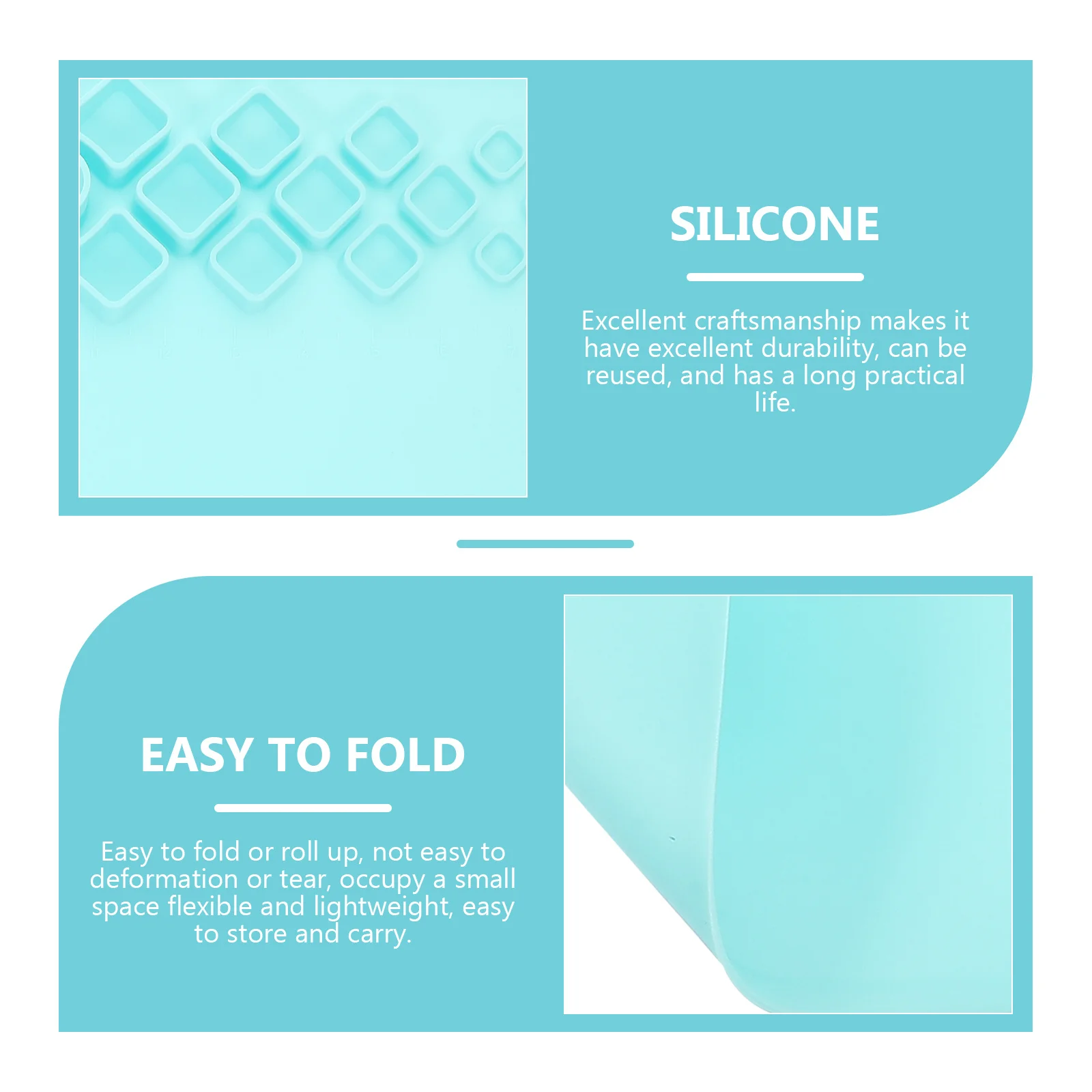 Силиконовый коврик для рукоделия, легкий портативный антипригарный коврик для рисования для Diy, художественная эпоксидная смола, поделки, дети, студенты, столешница