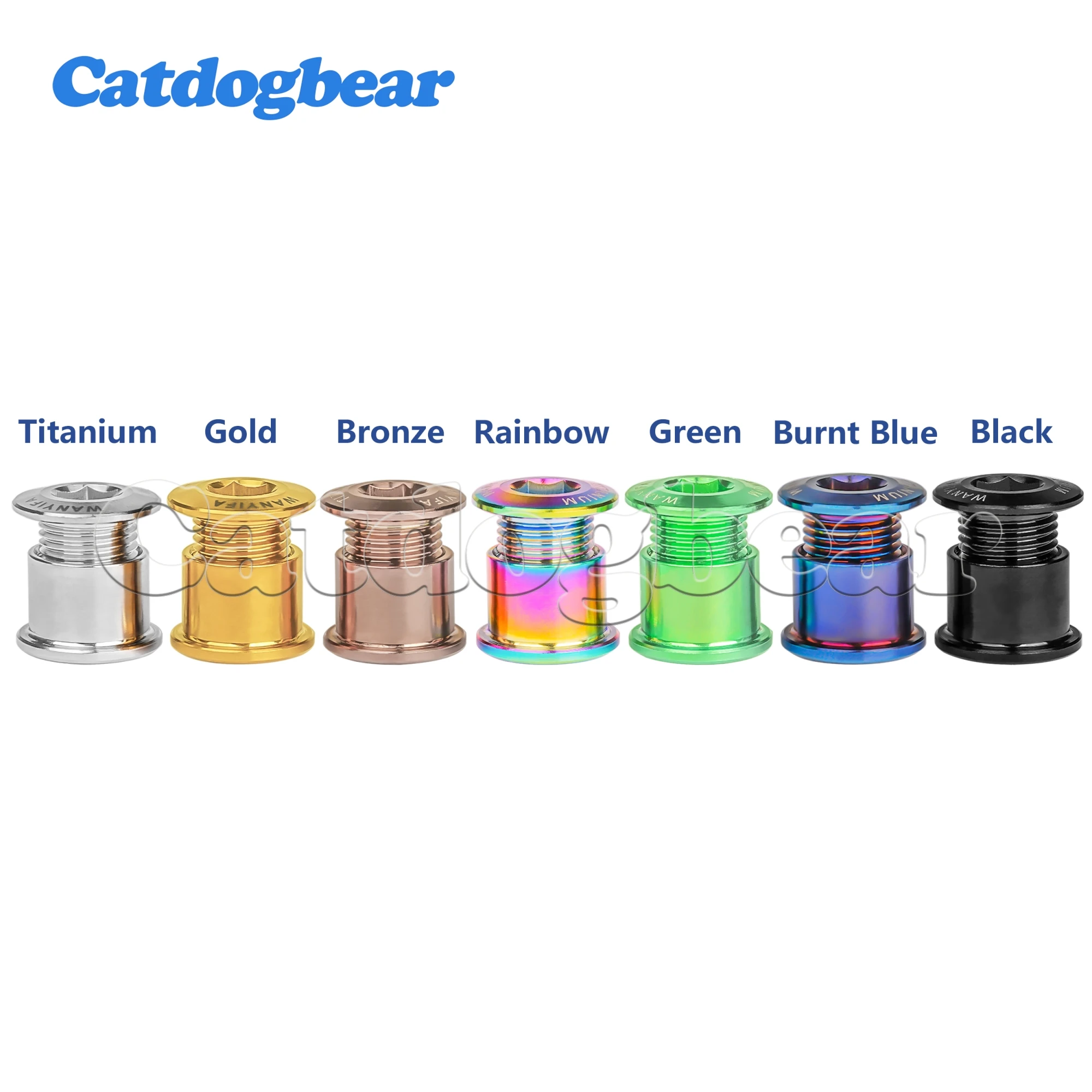 

Catdogbear Titanium Bolt M8 Integrated Crankset For Mtb Chainwheel Screws Monoplate