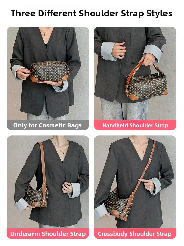 

Luxury Crtsmanip Wa Bag Handle Modin oulder Strap Dog Tooth Bag Extension Belt Accories for Goyaa