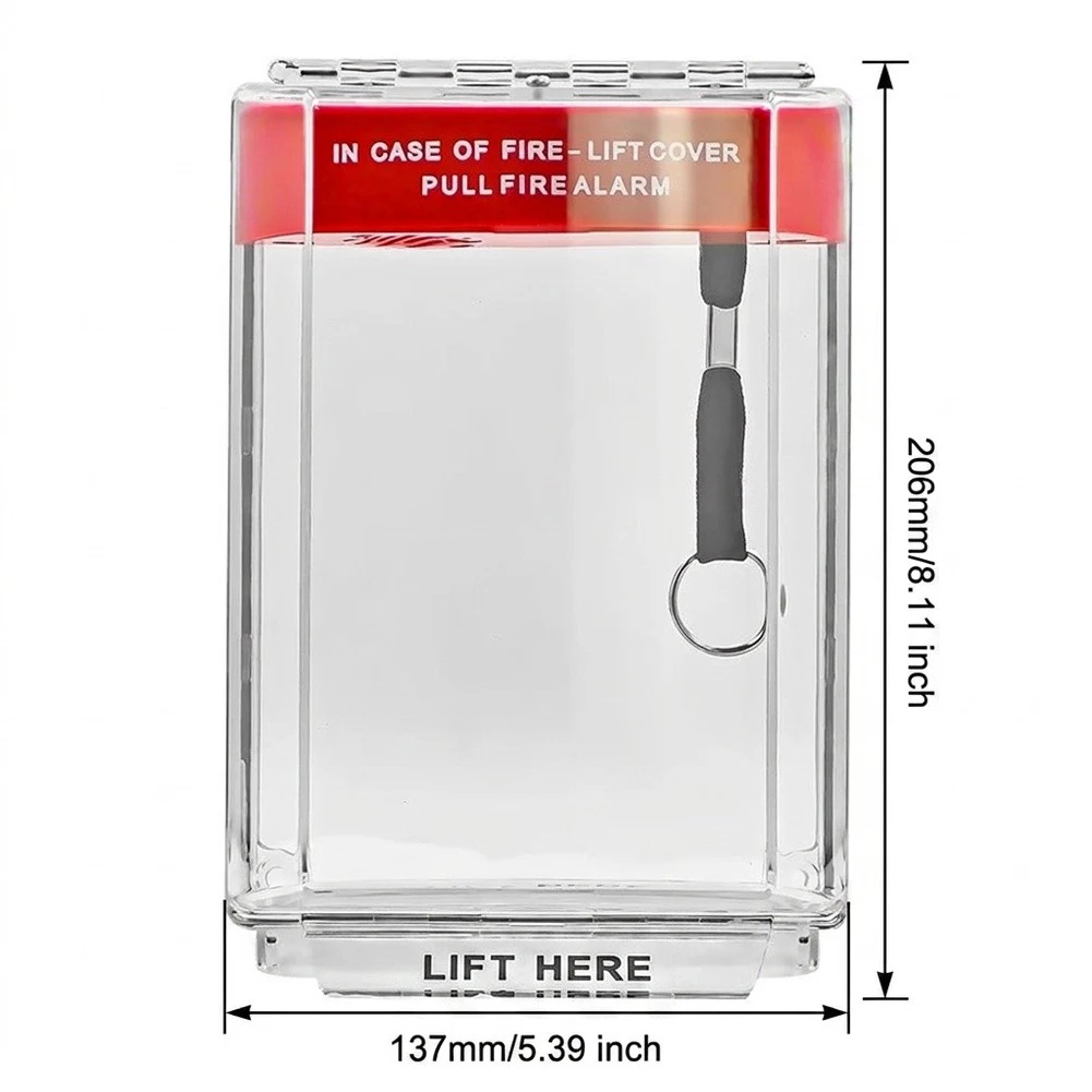 Waterproof Cover for Manual For Fire Alarm Pull Station Ensures Reliable Operation and Protection Against Weather and Tampering