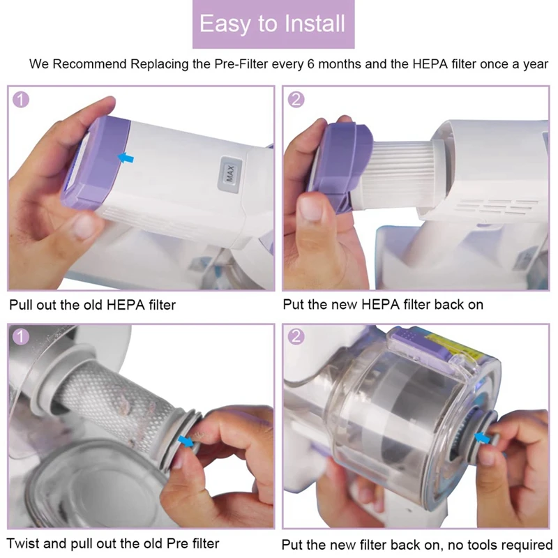 Filtro HEPA di ricambio compatibile per Tineco A10 / A11 Hero A10 / A11 Master PURE One S11 accessori per aspirapolvere