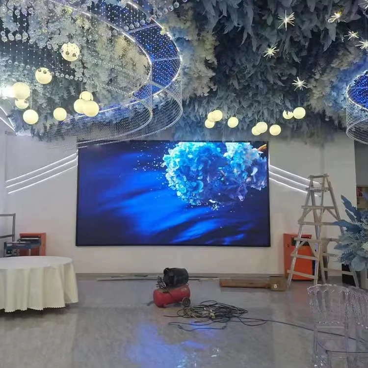 Rental 0.5mx1m Indoor Rental LED Video Wall Turnkey Solution P3.9 500x500mm LED Display Screen Stage Background For Church Event