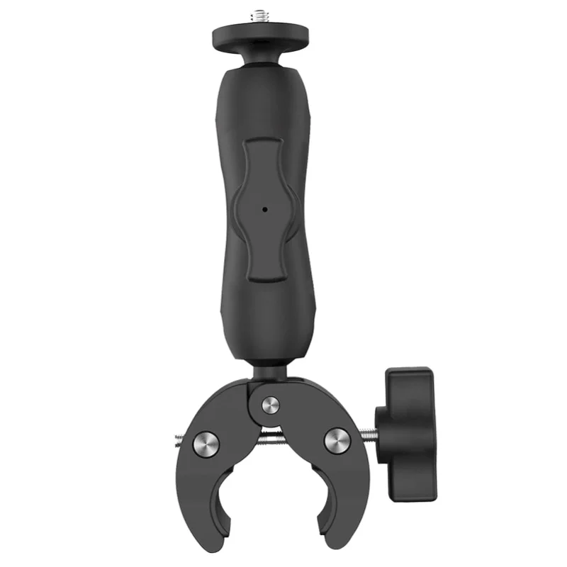 Pole Clamp Mount For Mini Satellite Device Universal Adjustable Angle Bracket With Adapter On RV Ladders Yacht Poles Mount And