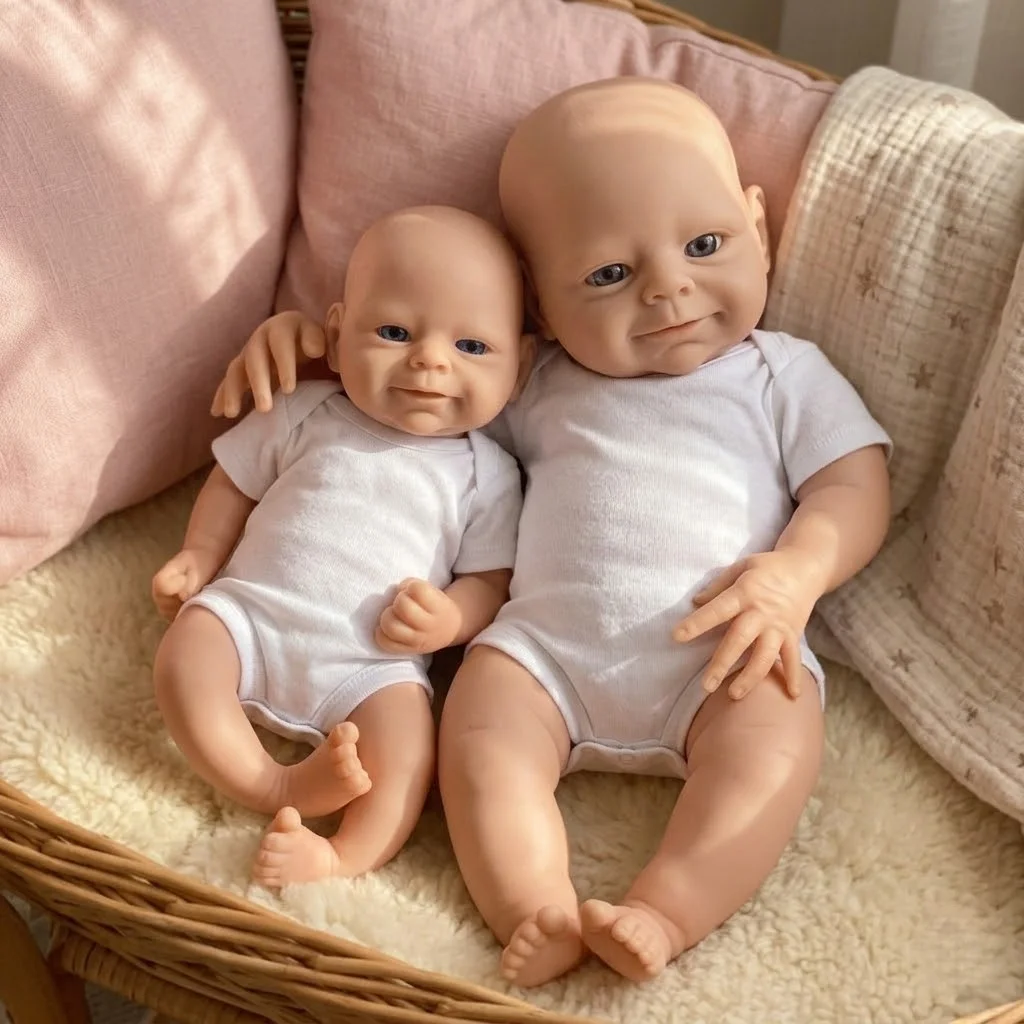 

33 см/42 см неокрашенные куклы реборн для мальчиков и девочек, мягкие силиконовые куклы Bebe Reborn, игрушки для детей, рождественские подарки Reborn Baby