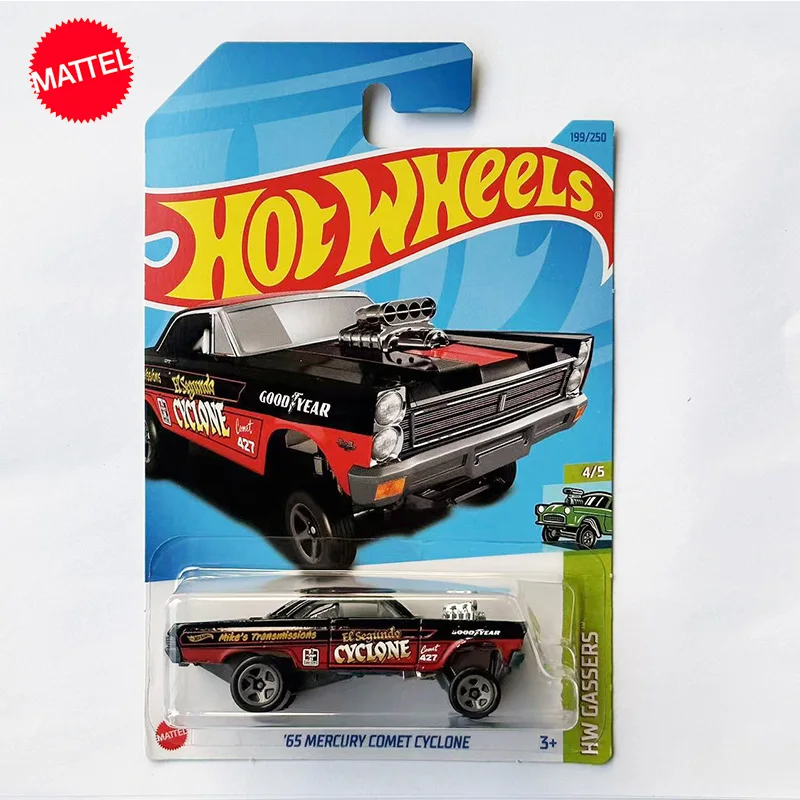 Original Mattel Hot Wheels C4982 Auto 1/64 Druckguss 65 Quecksilber Kometen Zyklon 199/250 Fahrzeugs pielzeug für Jungen Sammlung Geburtstags