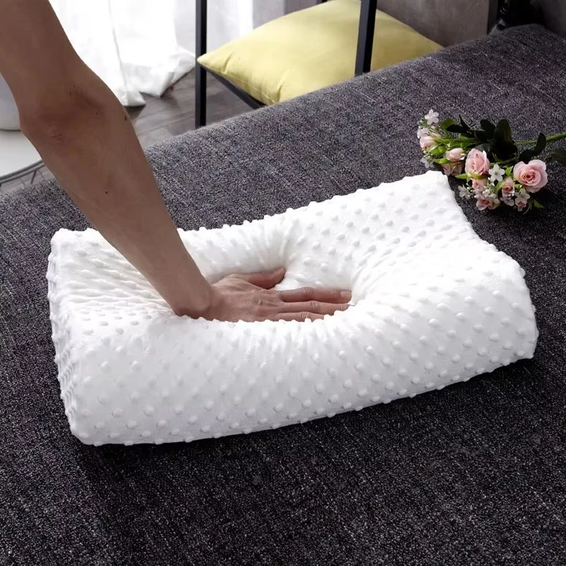 Memory Foam Pillow for Sleeping Adjustable Side Sleeper Pillow for Neck Shoulder Pain Relief Orthopedic Contour Pillow